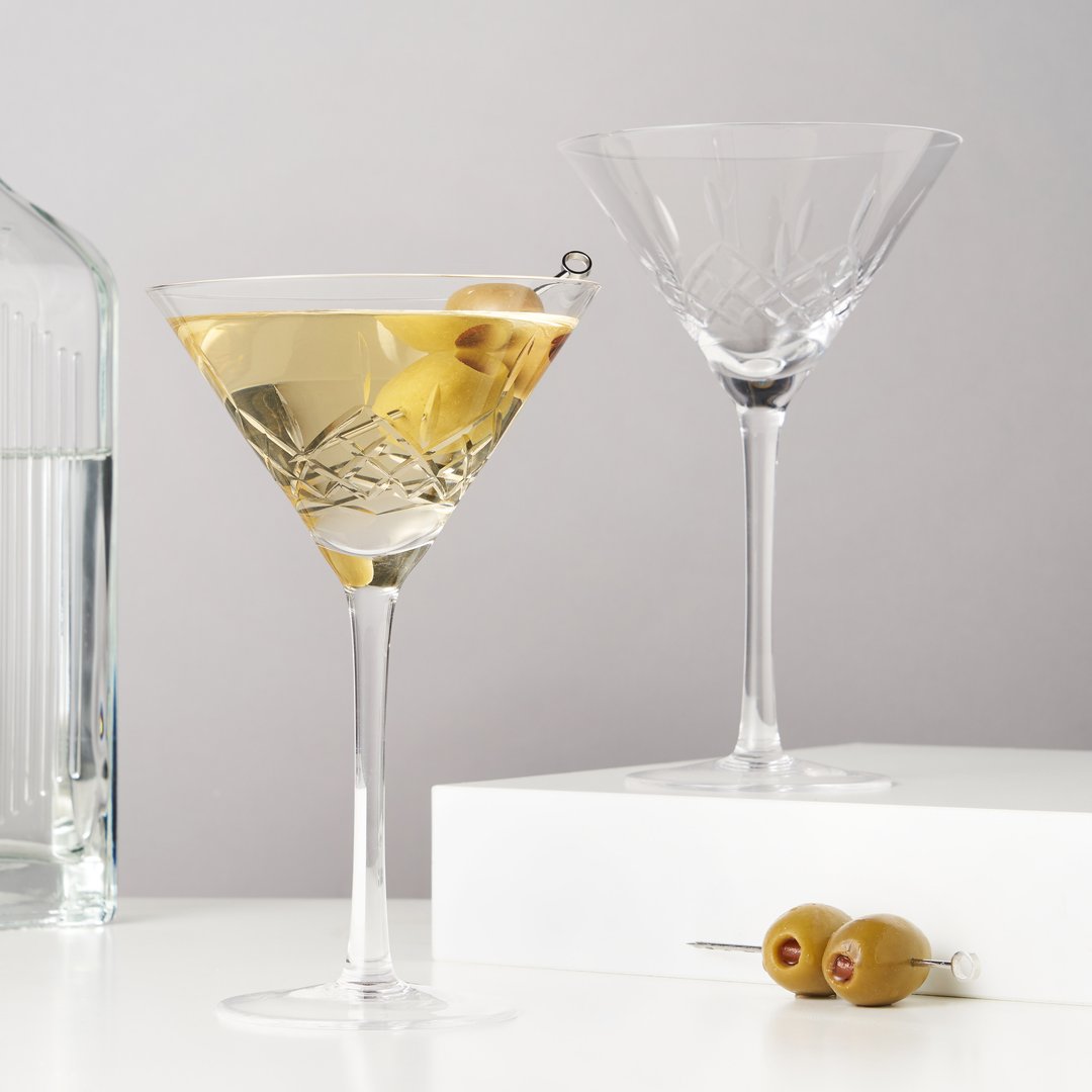 Viski Admiral Martini Glasses - lily & onyx