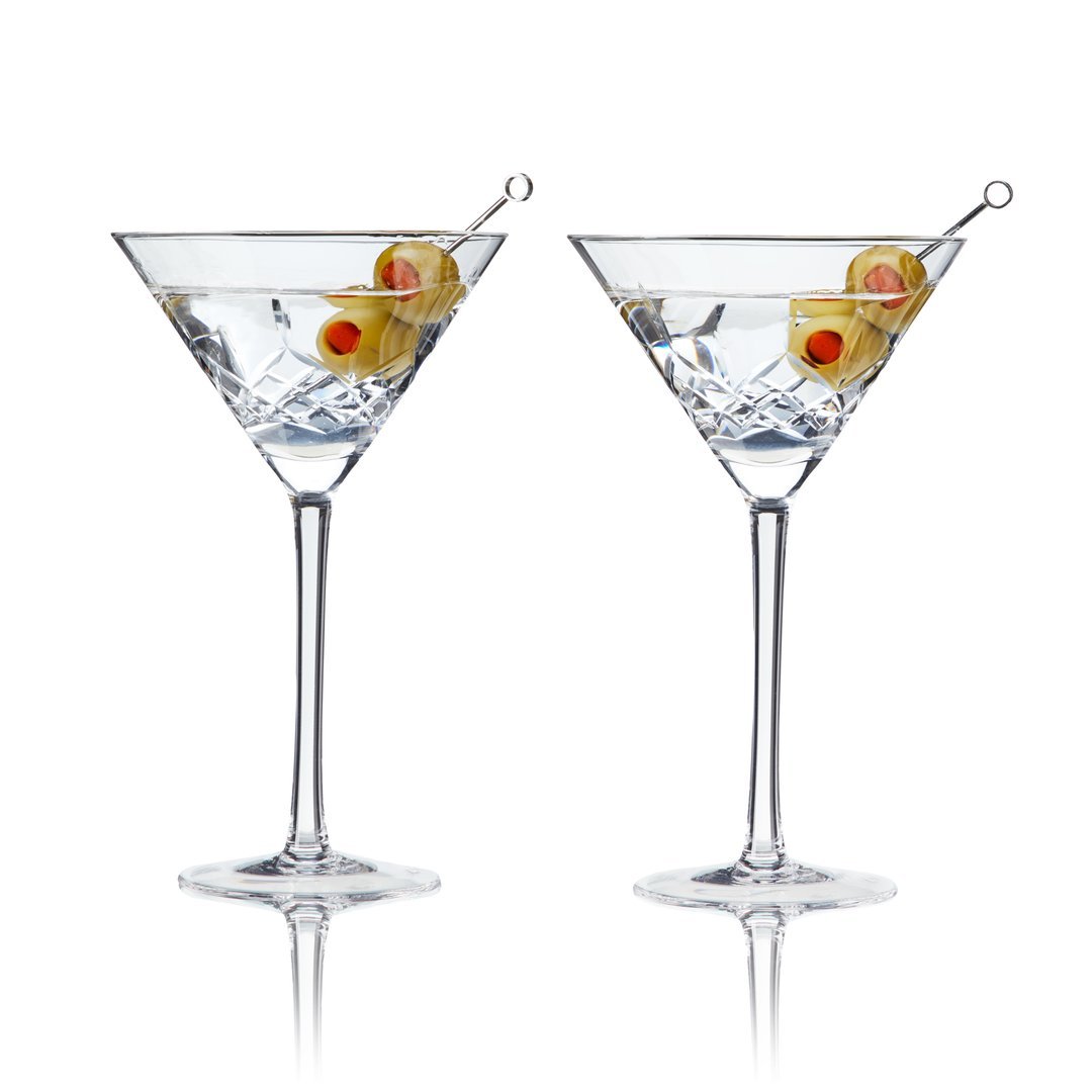 Viski Admiral Martini Glasses - lily & onyx