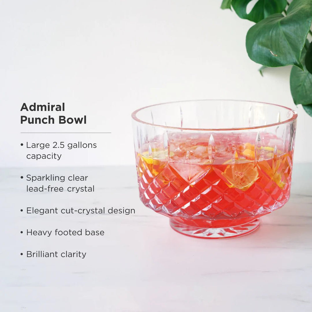 
                      
                        Viski Admiral Punch Bowl Set with 8 Tumblers - lily & onyx
                      
                    