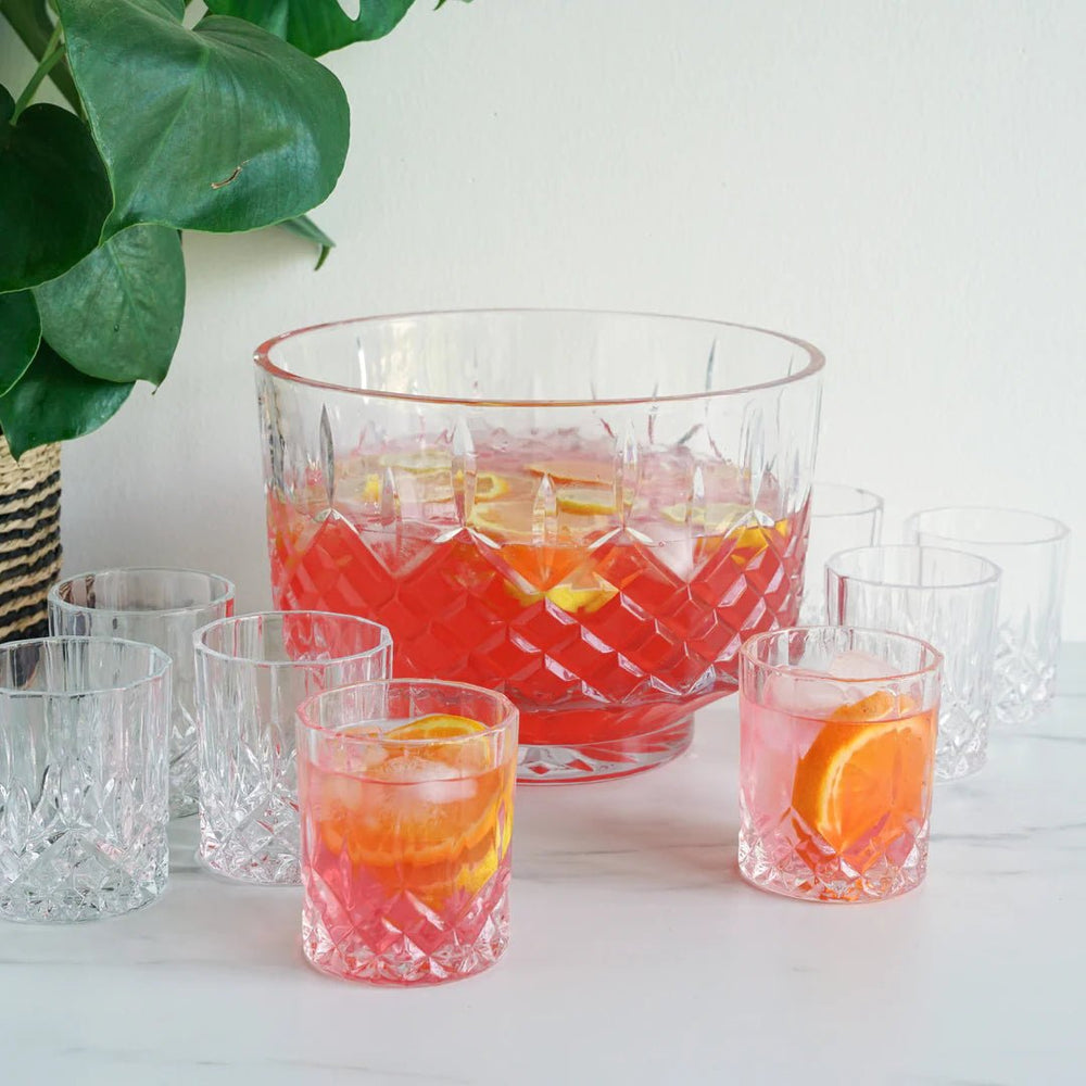 
                      
                        Viski Admiral Punch Bowl Set with 8 Tumblers - lily & onyx
                      
                    