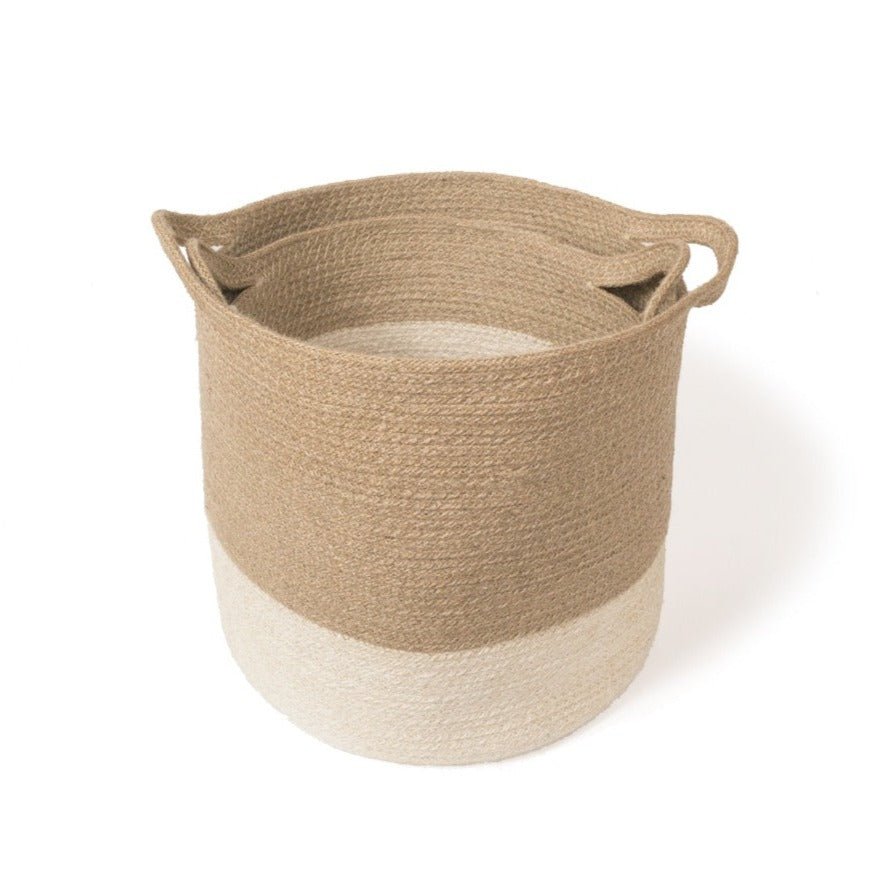 KORISSA Agora Colorblock Basket - lily & onyx