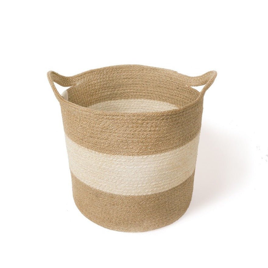 
                      
                        KORISSA Agora Colorblock Basket - lily & onyx
                      
                    