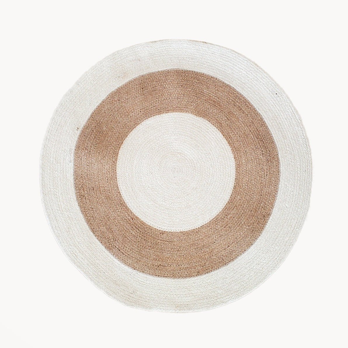 KORISSA Agora Jute Rug, 31" Round - lily & onyx