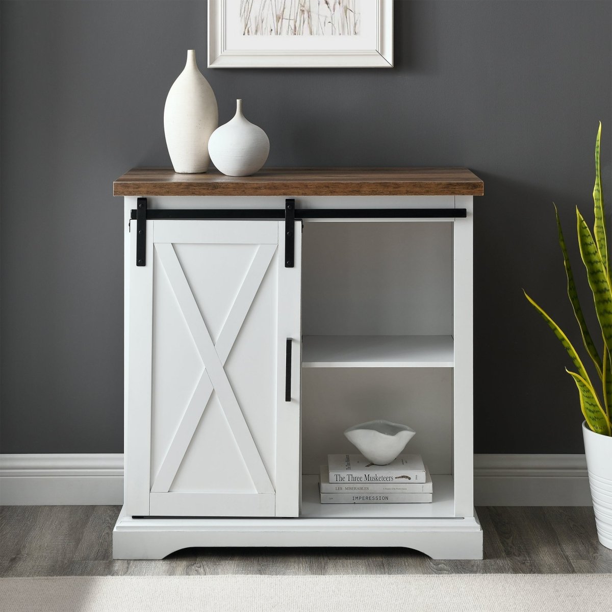 Walker Edison Alba Accent Cabinet - lily & onyx