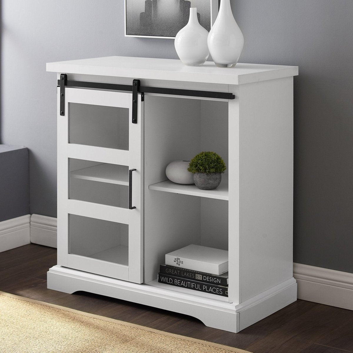 Walker Edison Alba Accent Cabinet - lily & onyx