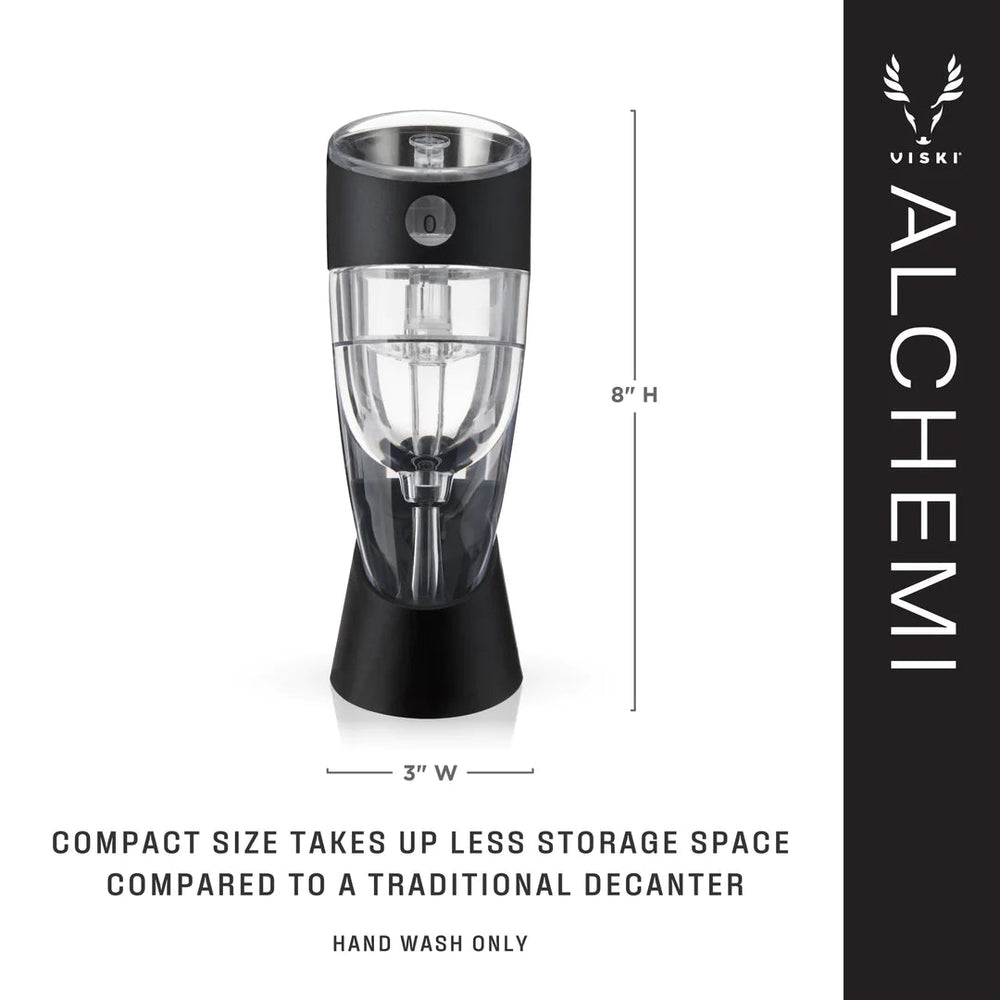 
                      
                        Viski Alchemi Adjustable Aerating Wine Pourer - lily & onyx
                      
                    
