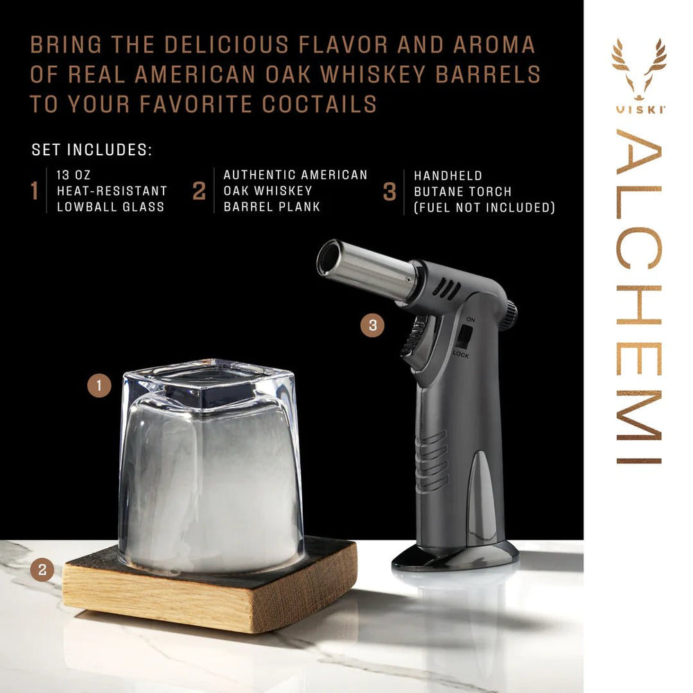 
                      
                        Viski Alchemi Barrel Board Smoking Kit - lily & onyx
                      
                    