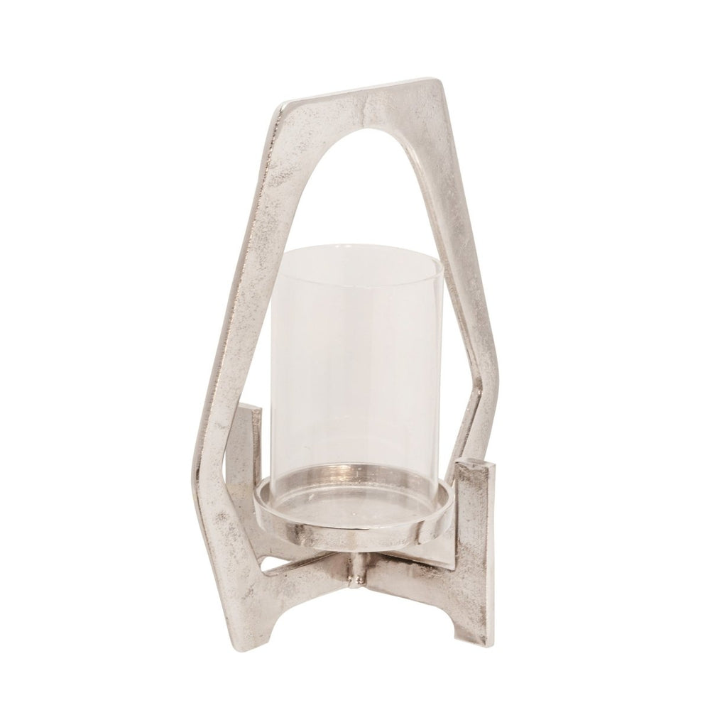 
                      
                        Sagebrook Home Aluminum Metal Hurricane with Nickel Finish - lily & onyx
                      
                    