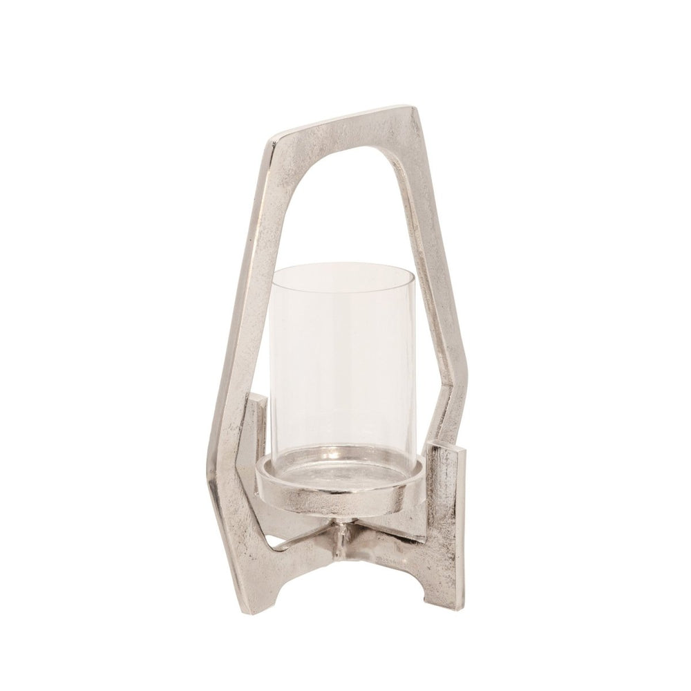 
                      
                        Sagebrook Home Aluminum Metal Hurricane with Nickel Finish - lily & onyx
                      
                    