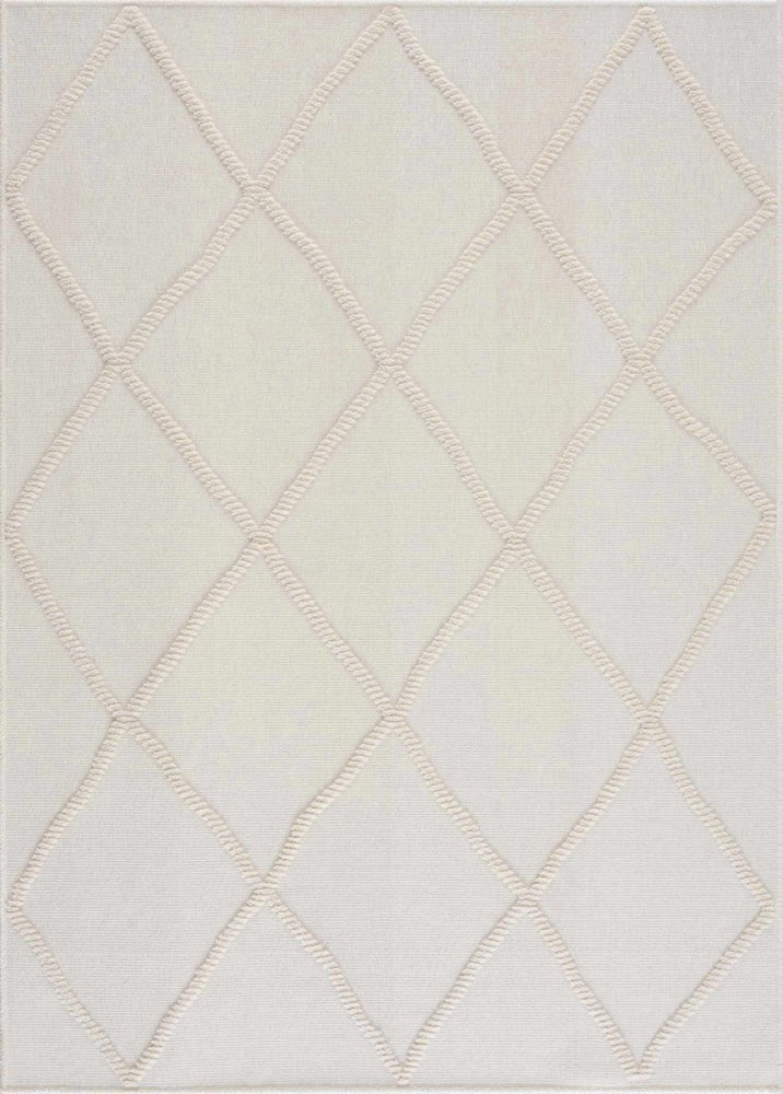 Hauteloom Amani White Washable Area Rug - lily & onyx
