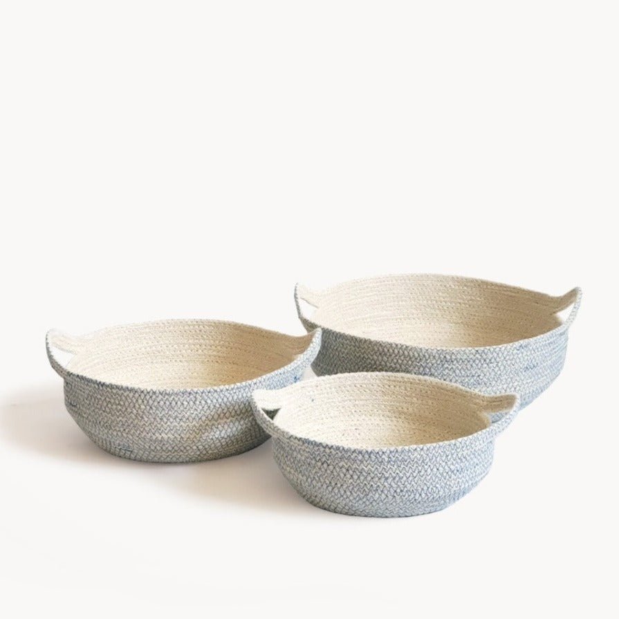 KORISSA Amari Fruit Bowl - Blue - lily & onyx