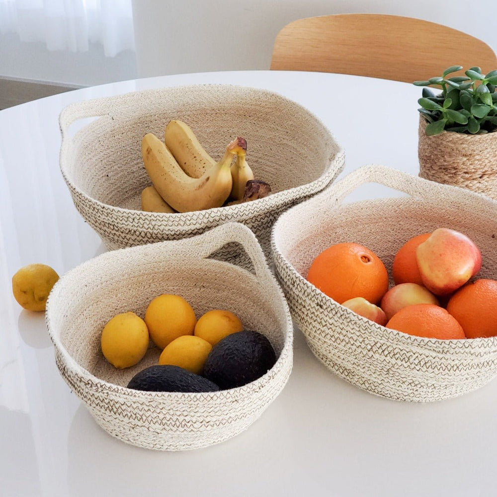 KORISSA Amari Fruit Bowl - Brown - lily & onyx