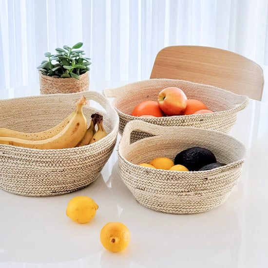 KORISSA Amari Fruit Bowl - Brown - lily & onyx