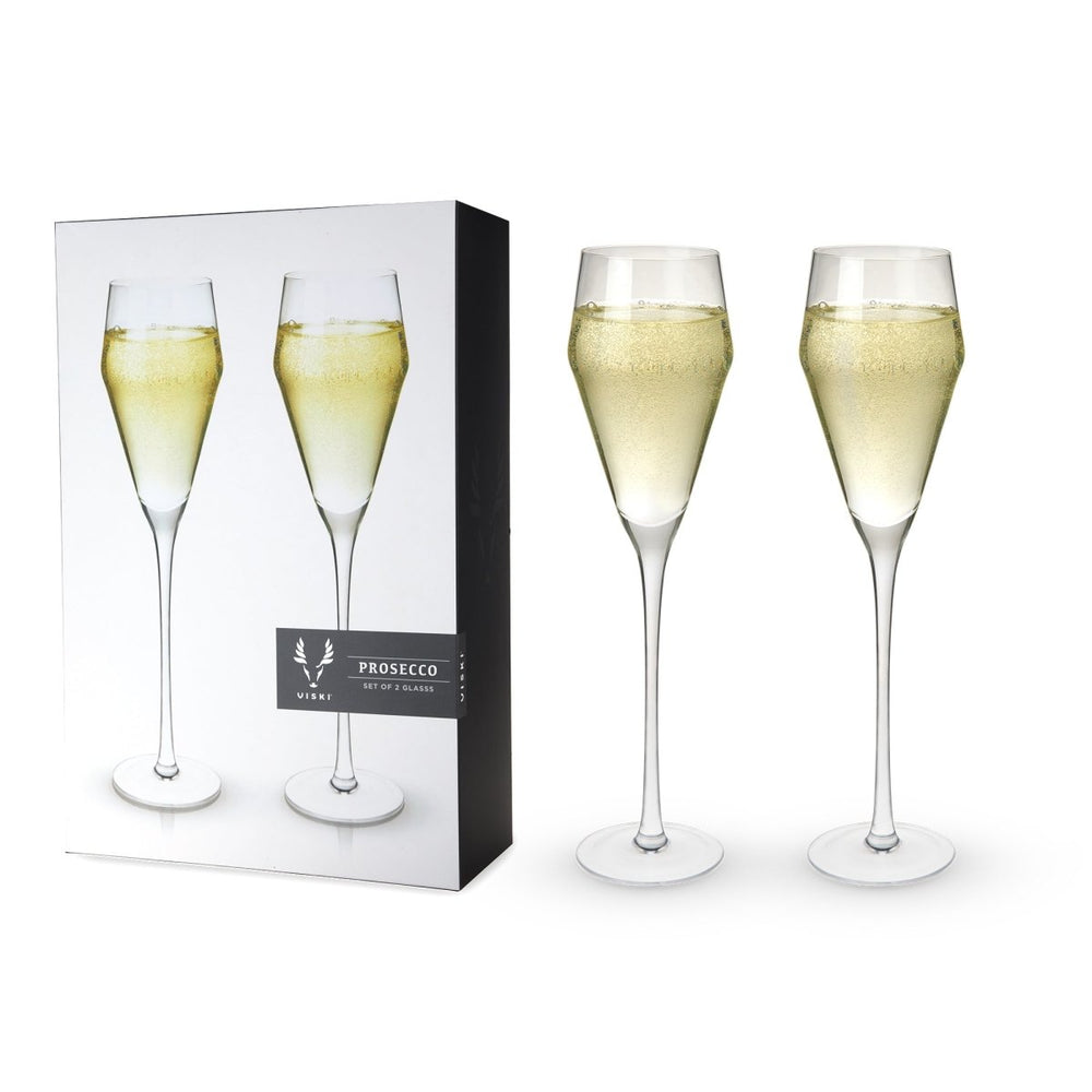 
                      
                        Viski Angled Crystal Prosecco Glasses - lily & onyx
                      
                    