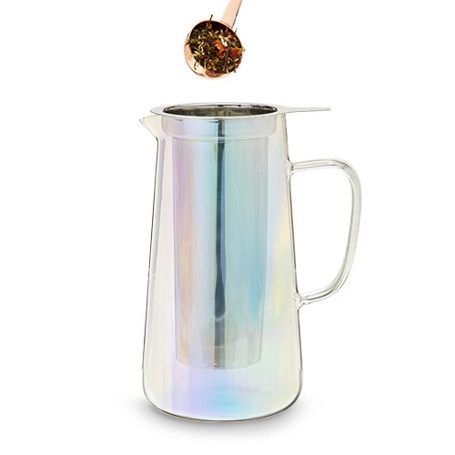 
                      
                        Pinky Up Annika™ Glass Teapot & Infuser, 33 Oz - lily & onyx
                      
                    