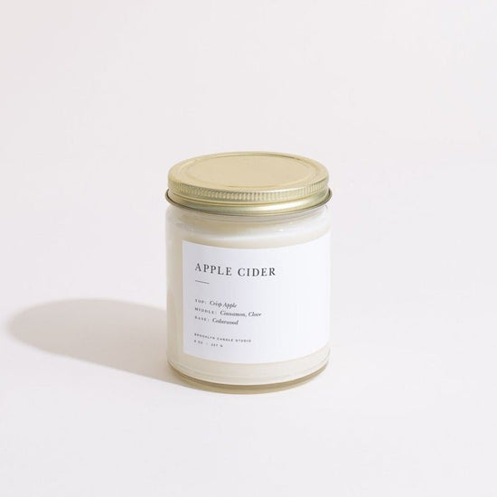 Load image into Gallery viewer, Brooklyn Candle Studio Apple Cider Minimalist Candle - lily &amp;amp; onyx
