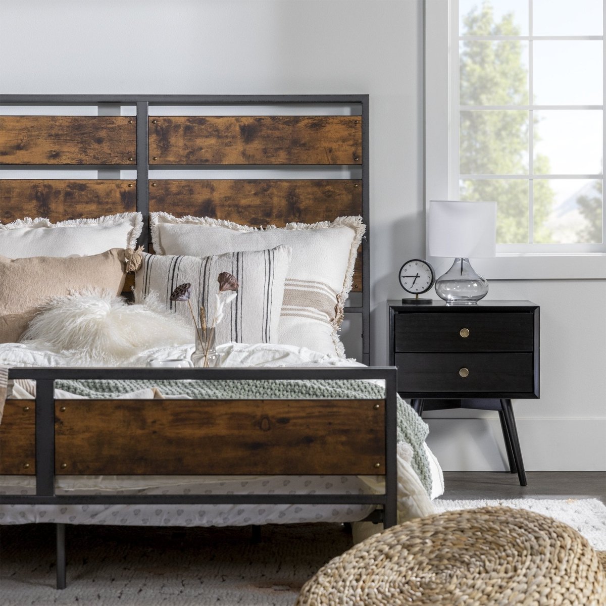 Walker Edison Arcadia Queen Bed - lily & onyx