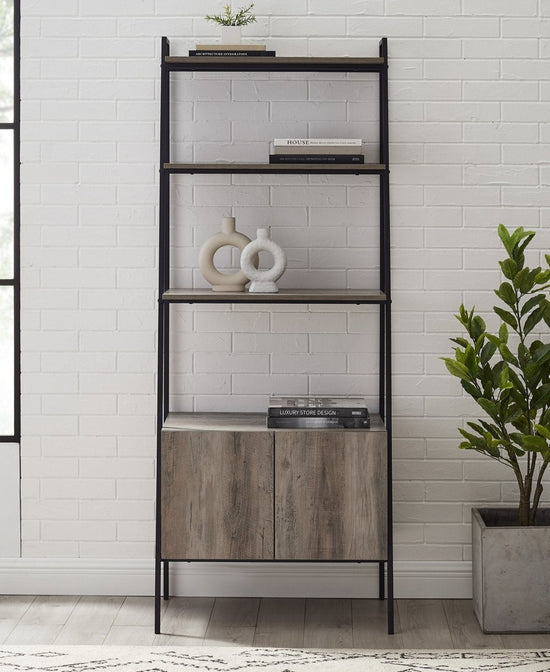 Walker Edison Arlo Storage Bookshelf - lily & onyx