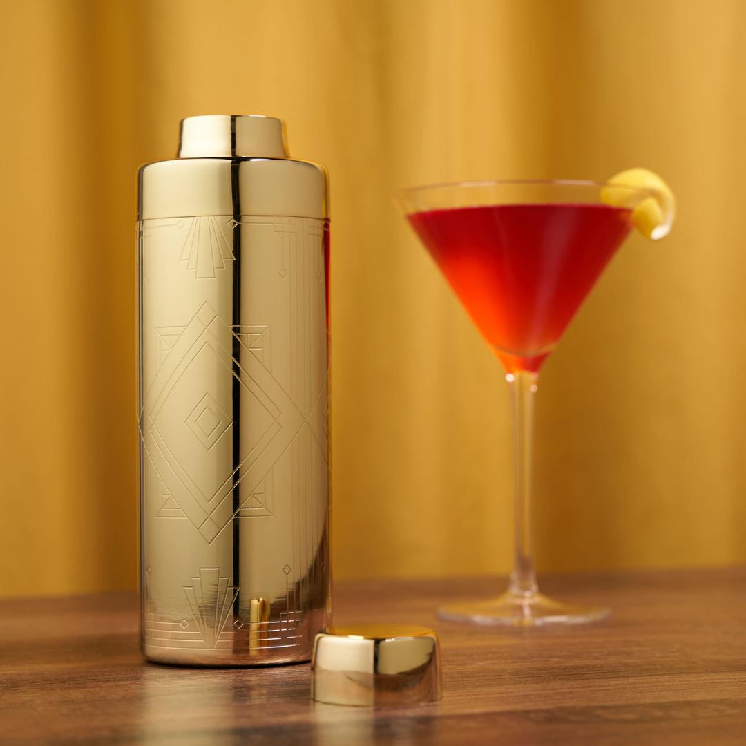 Viski Art Deco 24oz Cocktail Shaker - lily & onyx