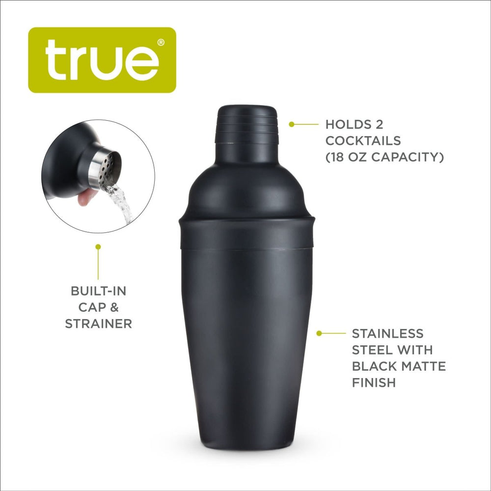 
                      
                        TRUE Ash™ 18oz Matte Black Cocktail Shaker - lily & onyx
                      
                    