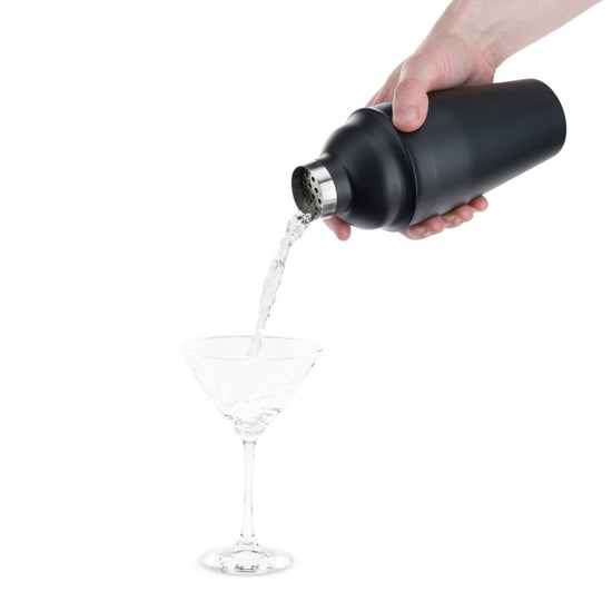 TRUE Ash™ 18oz Matte Black Cocktail Shaker - lily & onyx