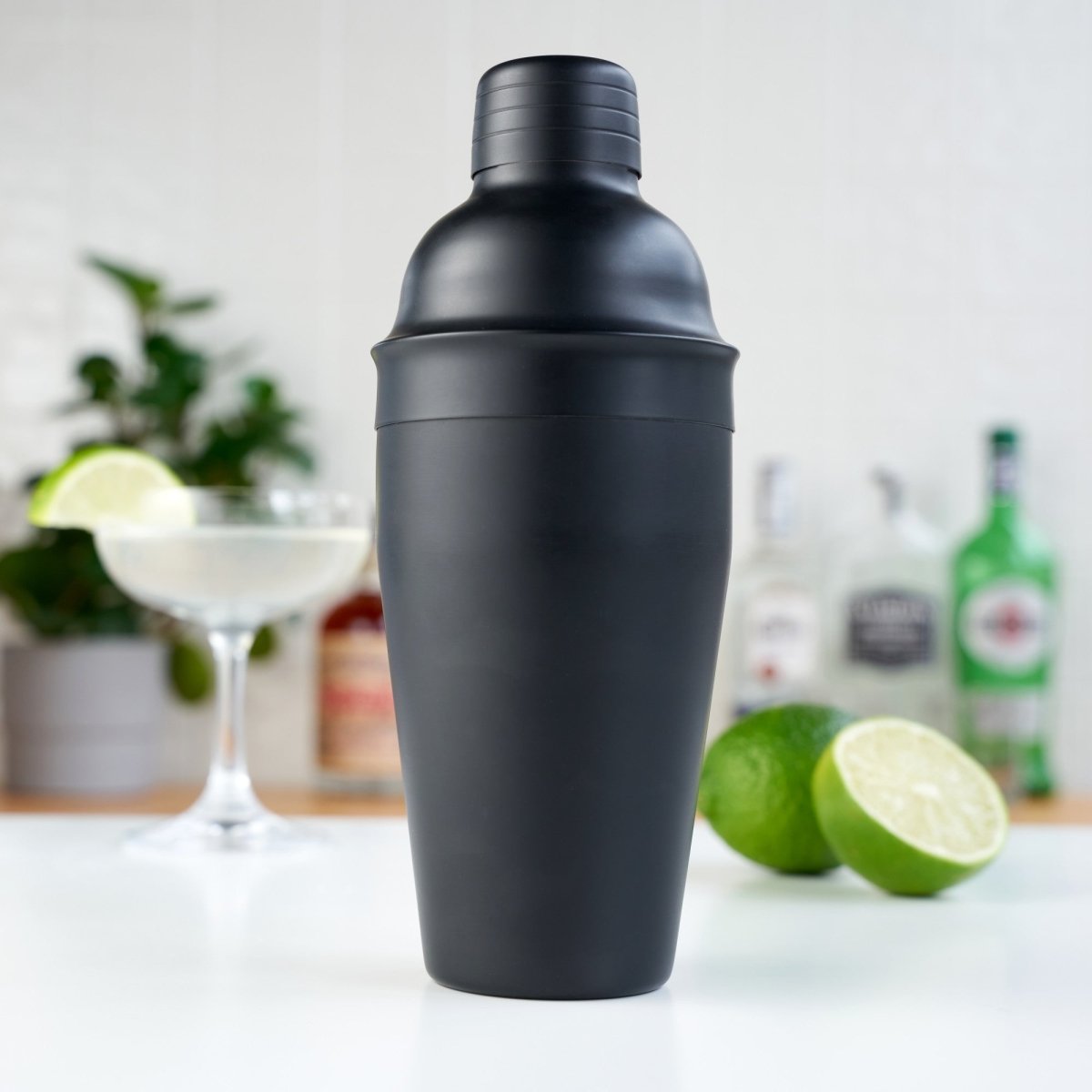 TRUE Ash™ 18oz Matte Black Cocktail Shaker - lily & onyx