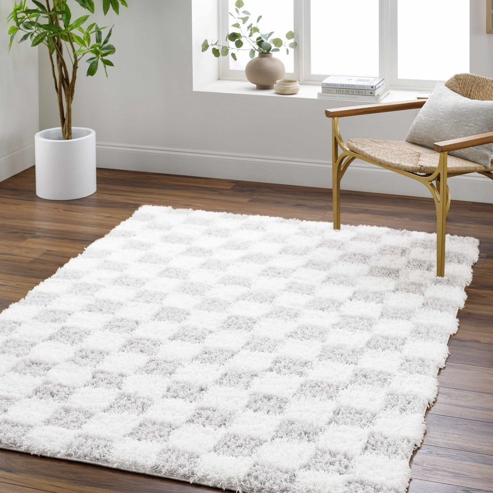 
                      
                        Hauteloom Atira Gray Checkered Area Rug - lily & onyx
                      
                    