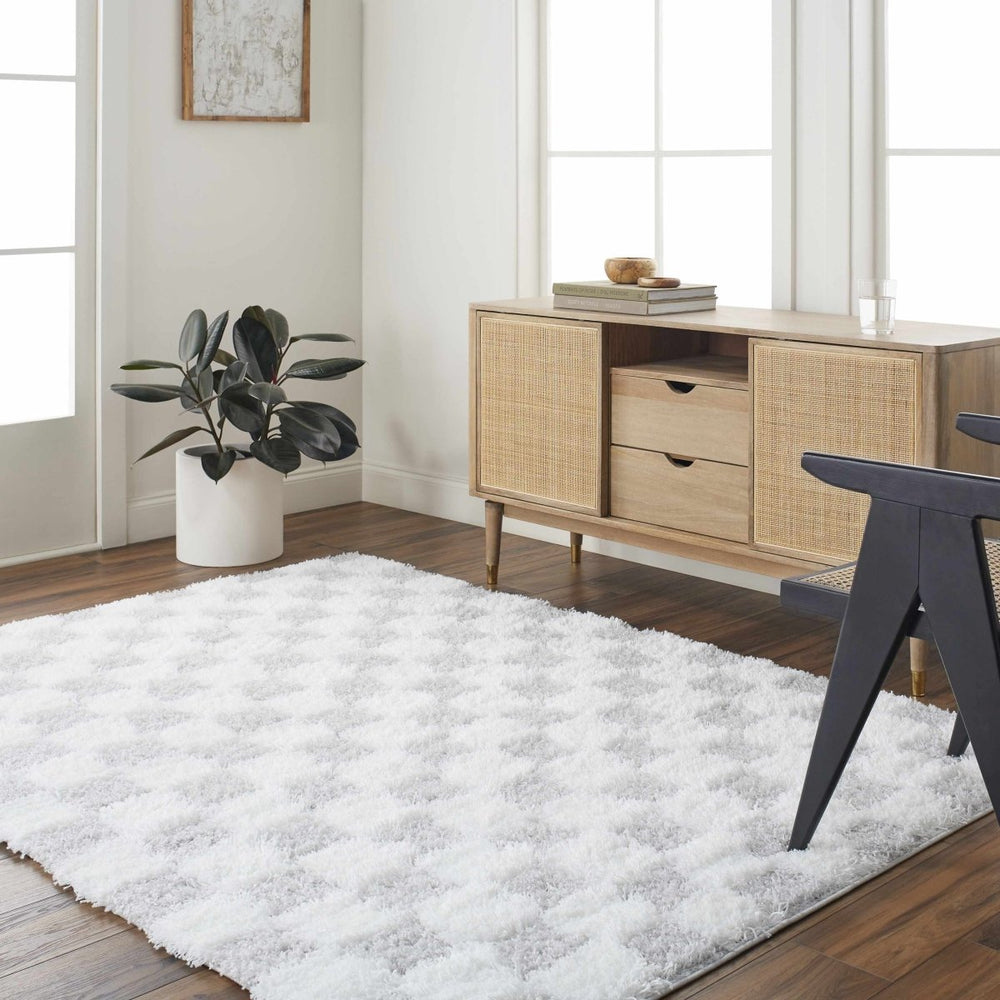 
                      
                        Hauteloom Atira Gray Checkered Area Rug - lily & onyx
                      
                    