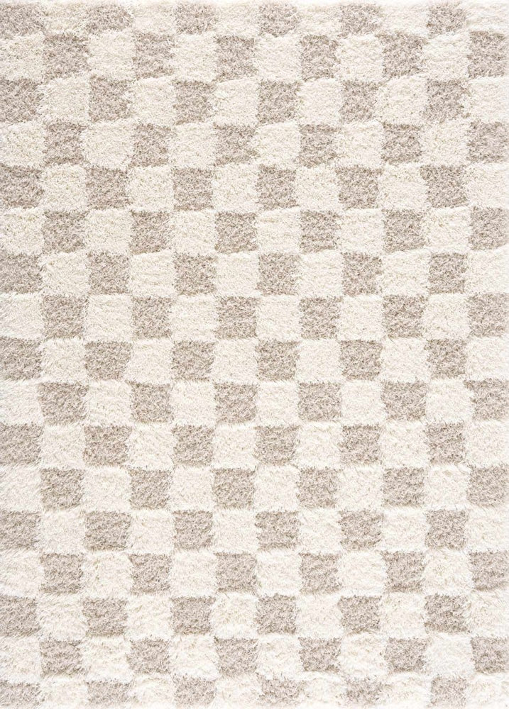 
                      
                        Hauteloom Atira Light Brown Checkered Area Rug - lily & onyx
                      
                    