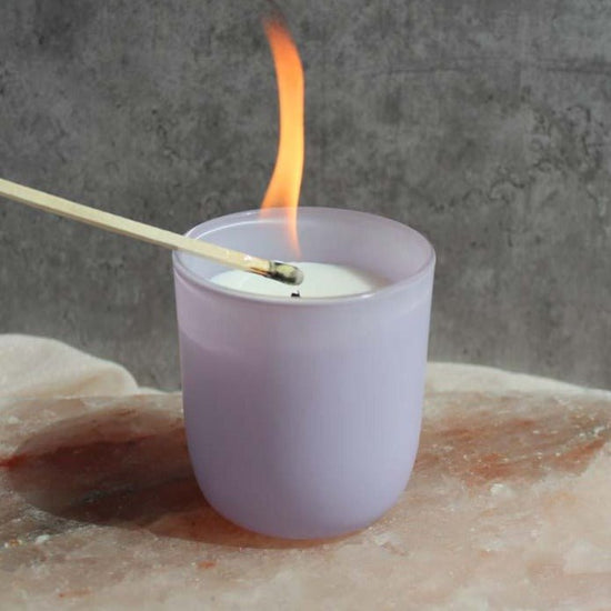 esselleSF AURA Sea Salt & Orchid | 8 Oz Glass Candle | Jasmine, Lily, Orange, Tonka Beans - lily & onyx
