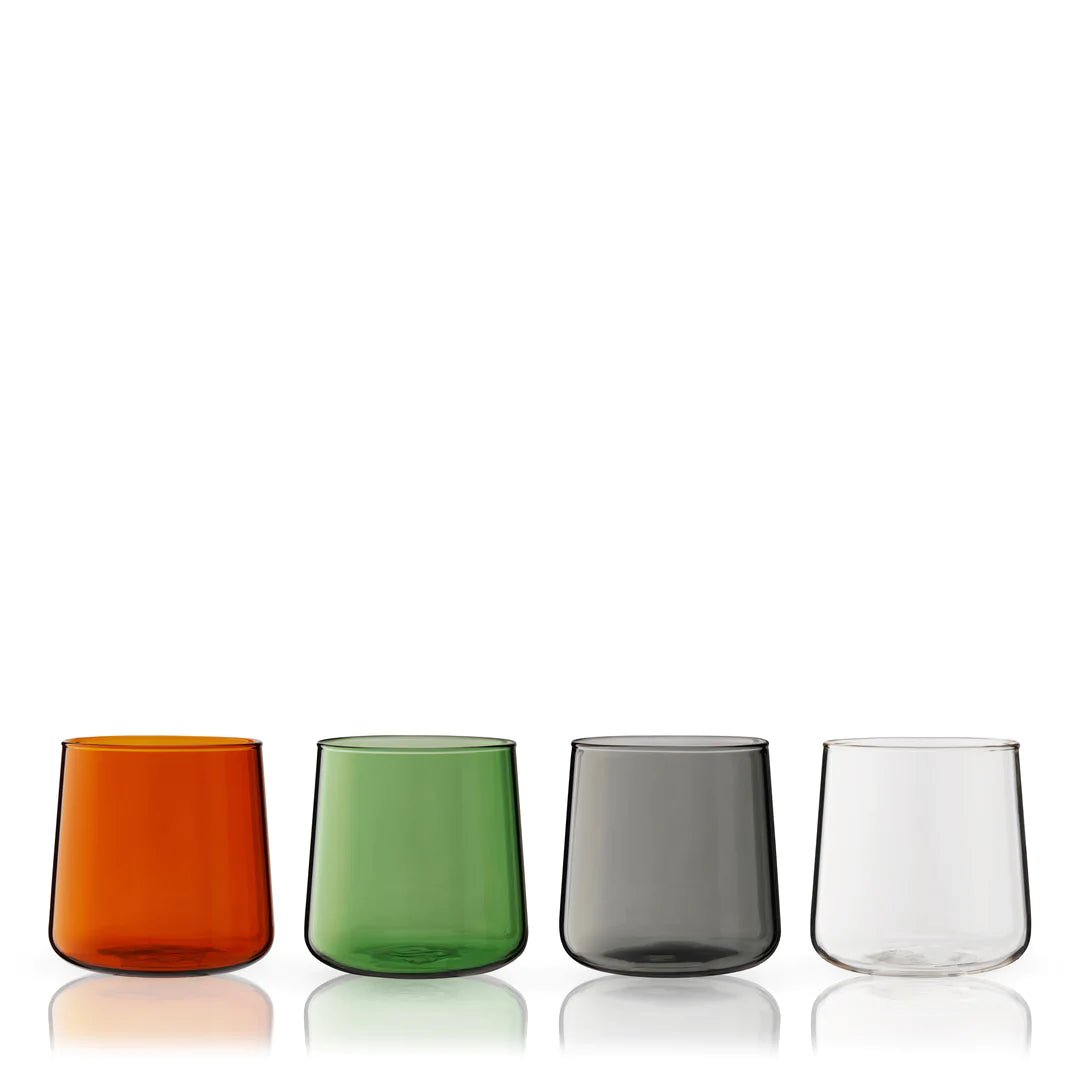 Colorful Cocktail Tumbler, Set of 4