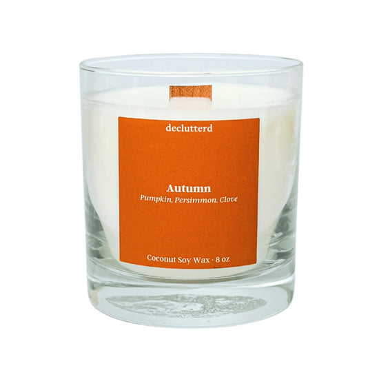 declutterd Autumn Wood Wick Candle - lily & onyx