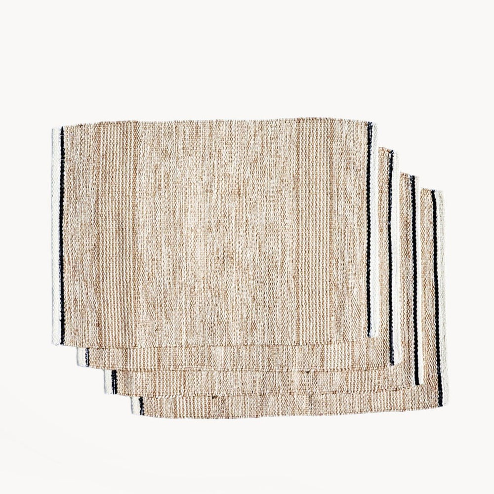 
                      
                        KORISSA Aya Jute Cotton Placemat, Set of 4 - lily & onyx
                      
                    