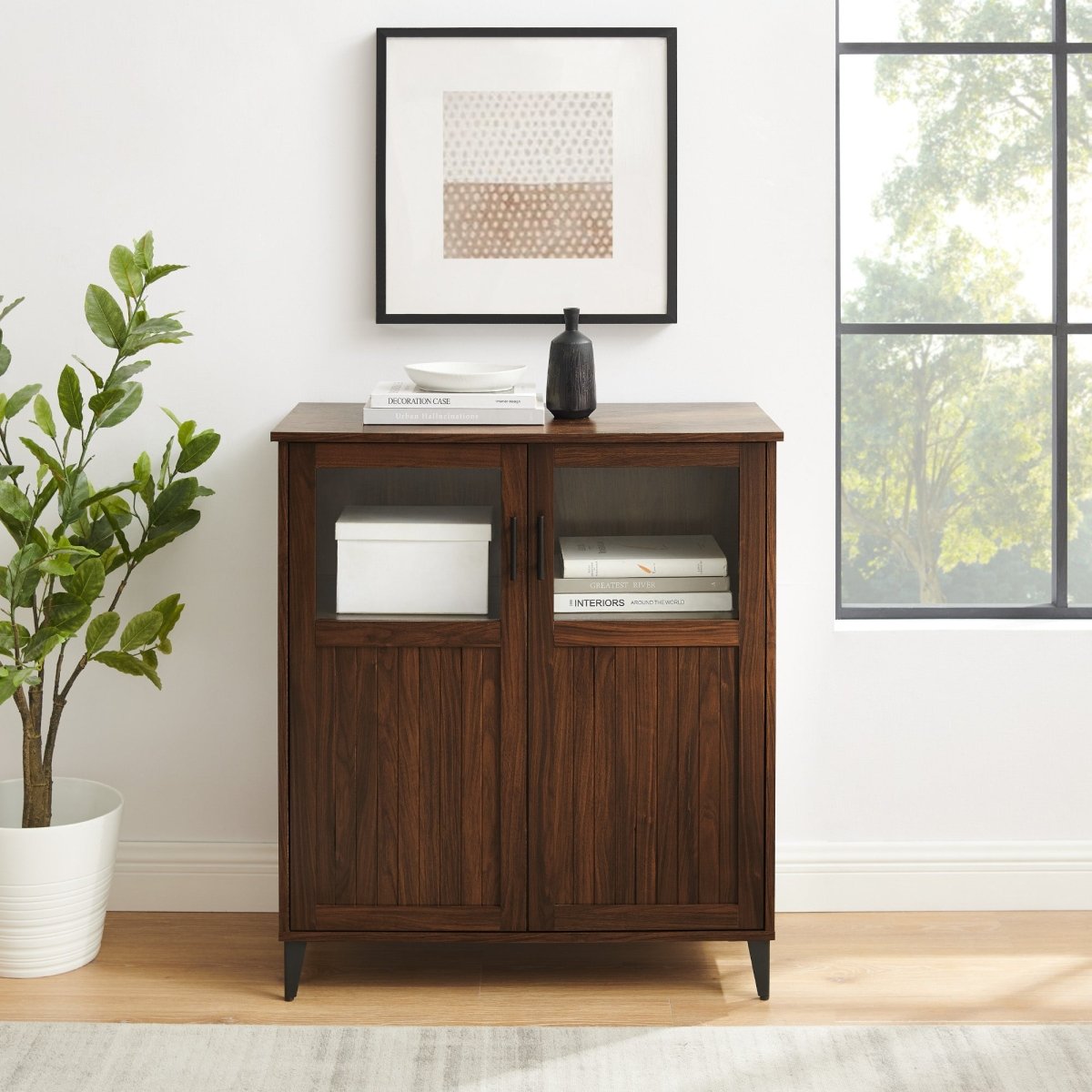 Walker Edison Babbett Transitional Accent Cabinet - lily & onyx