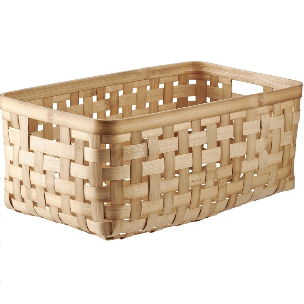 texxture Bahmi™ Woven Bamboo Storage Hamper - lily & onyx