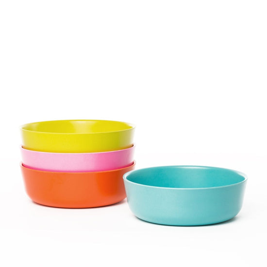 EKOBO Bamboo Kids Bowl Set - Pop - lily & onyx