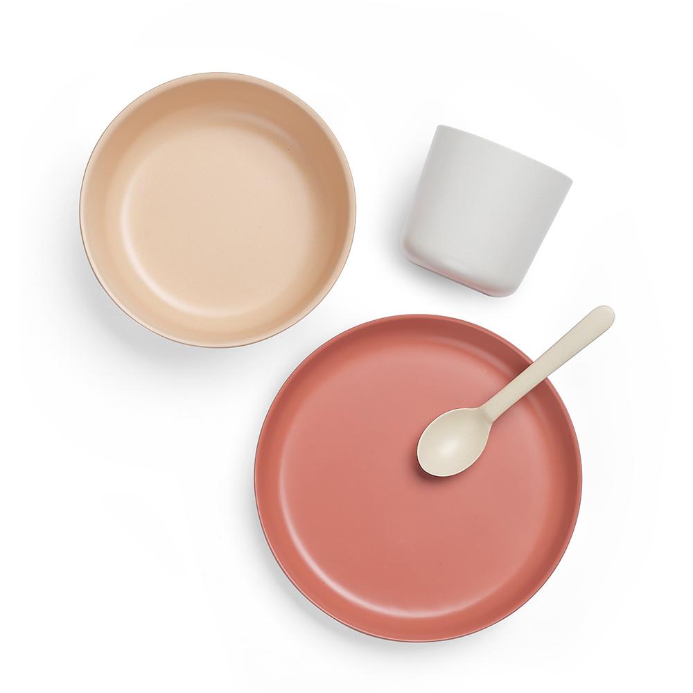 EKOBO Bamboo Kids Dinner Set - Aki - lily & onyx