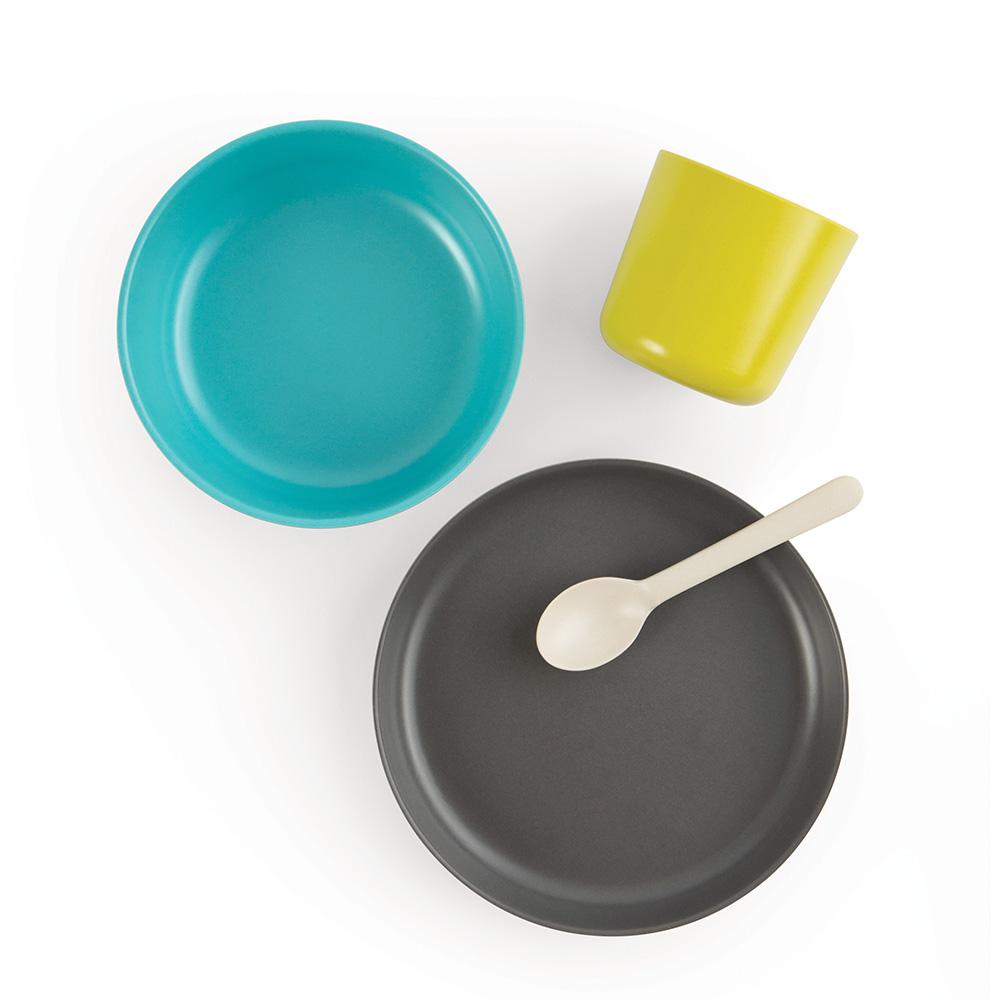 EKOBO Bamboo Kids Dinner Set - Jun - lily & onyx