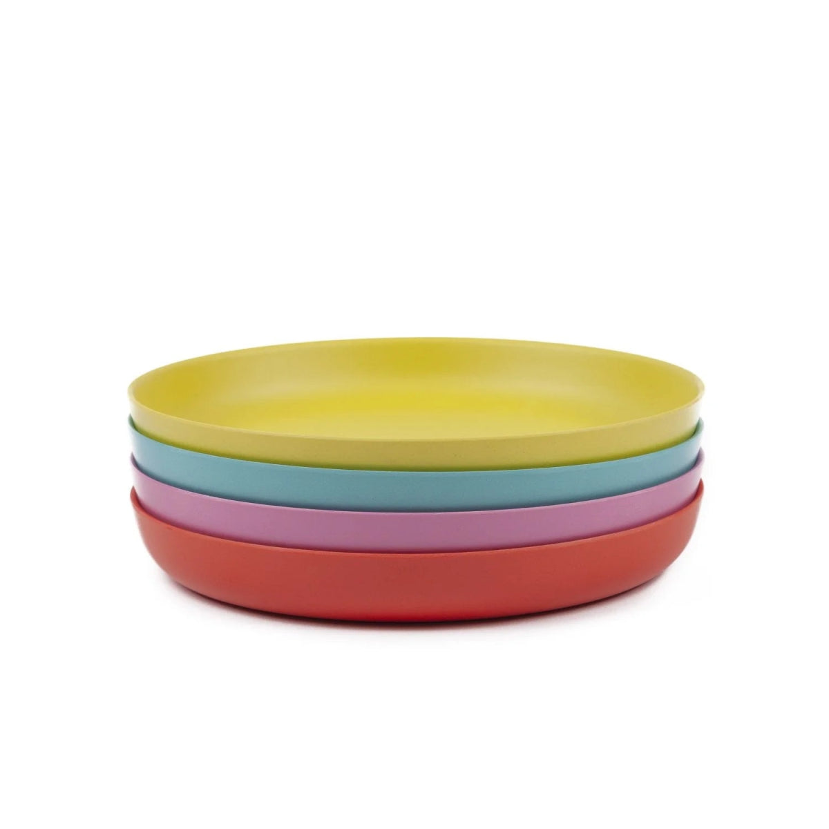 EKOBO Bamboo Kids Plate Set - Pop - lily & onyx