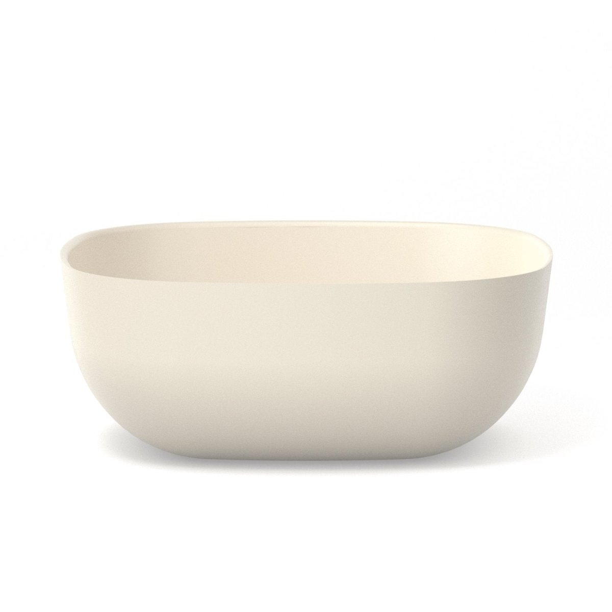 EKOBO Bamboo Large Salad Bowl - Off White - lily & onyx