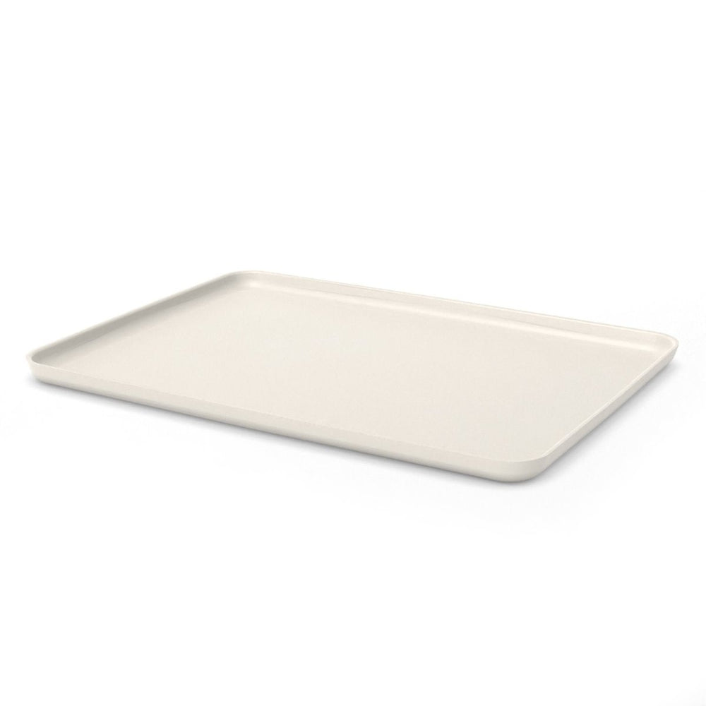 EKOBO Bamboo Large Serving Tray - Off White - lily & onyx