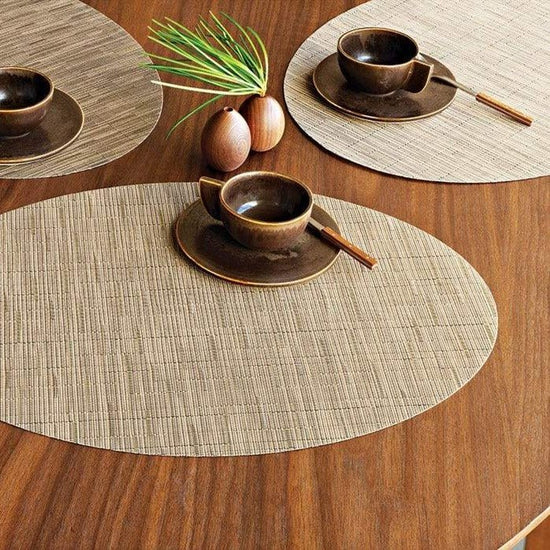 Chilewich Bamboo Oval Placemat - lily & onyx