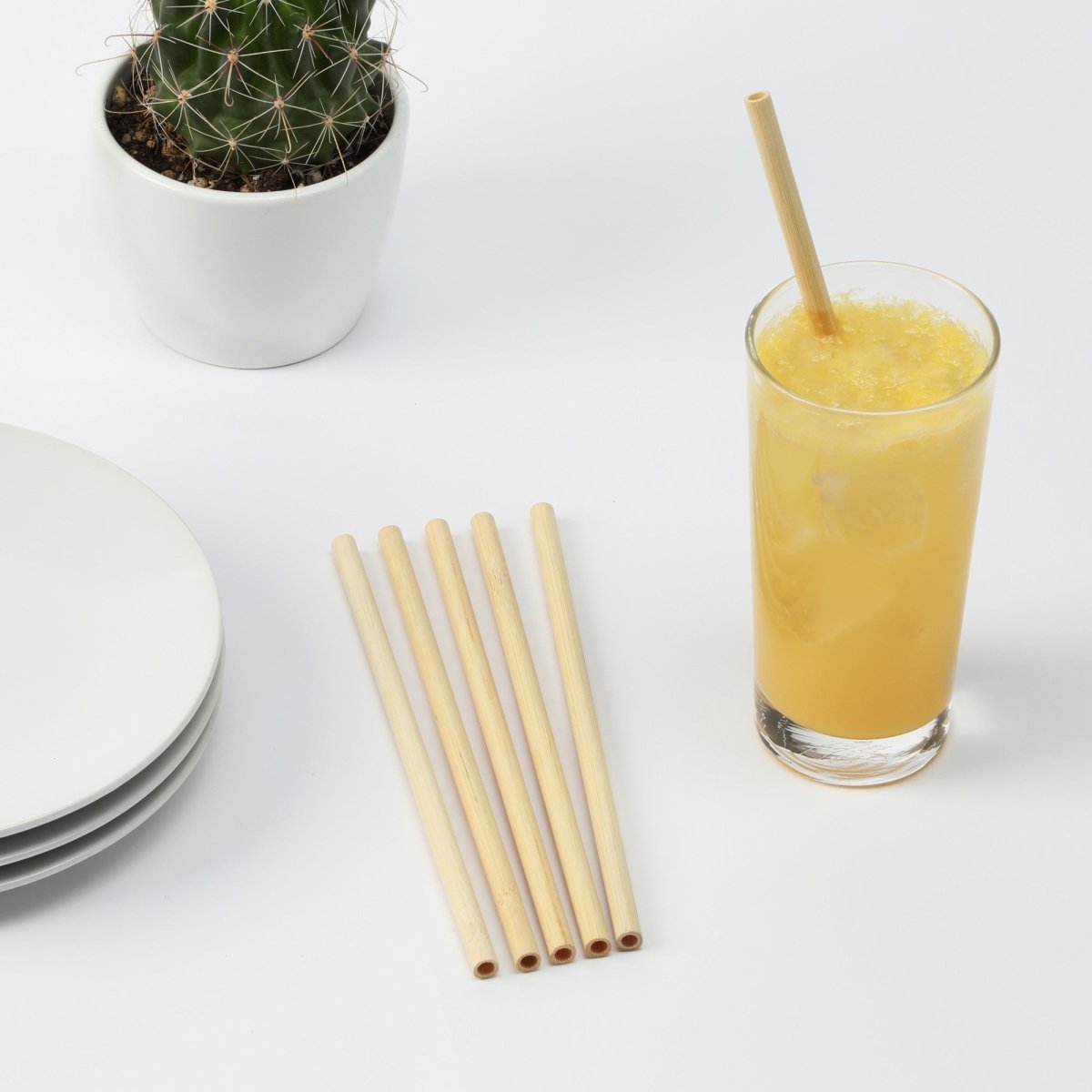 TRUE Bamboo Straws, Set of 10 - lily & onyx