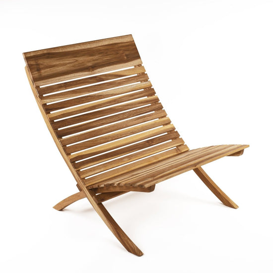texxture Barcelona™ Teak Beach Chair - lily & onyx