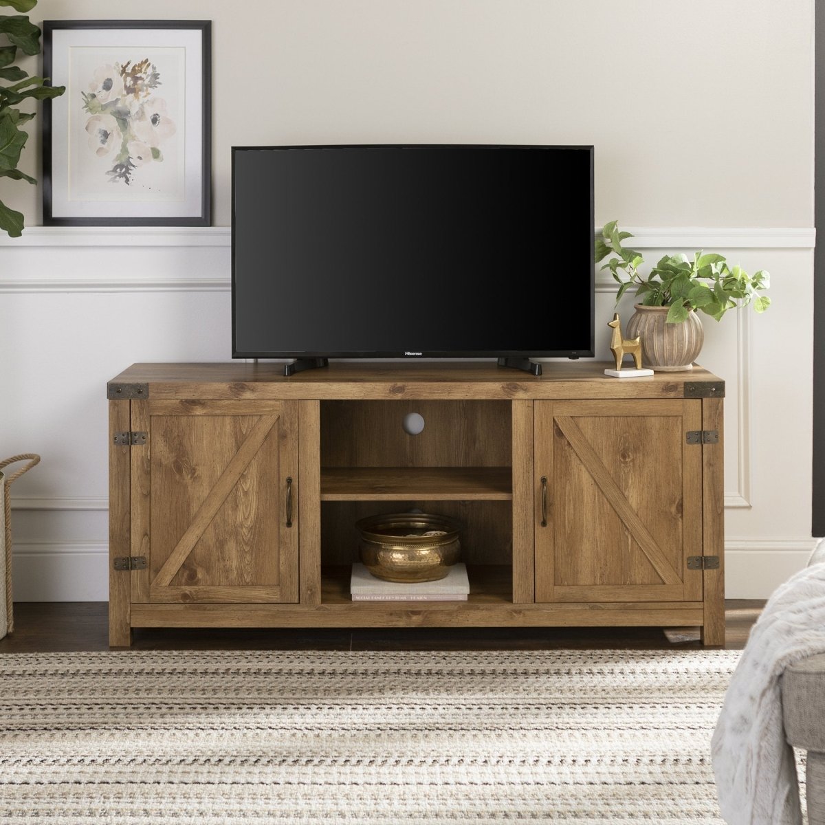 Walker Edison Barn Door TV Stand - lily & onyx