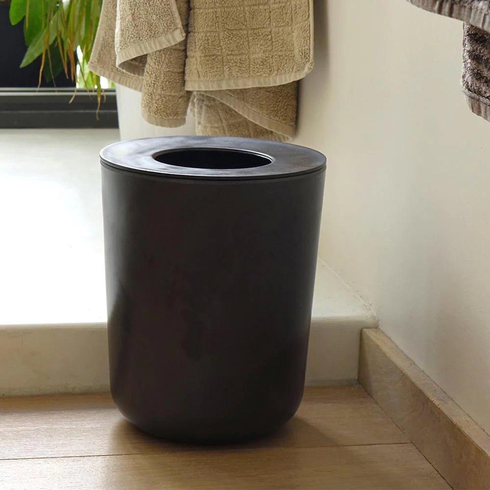 EKOBO Bathroom Bin - Black - lily & onyx