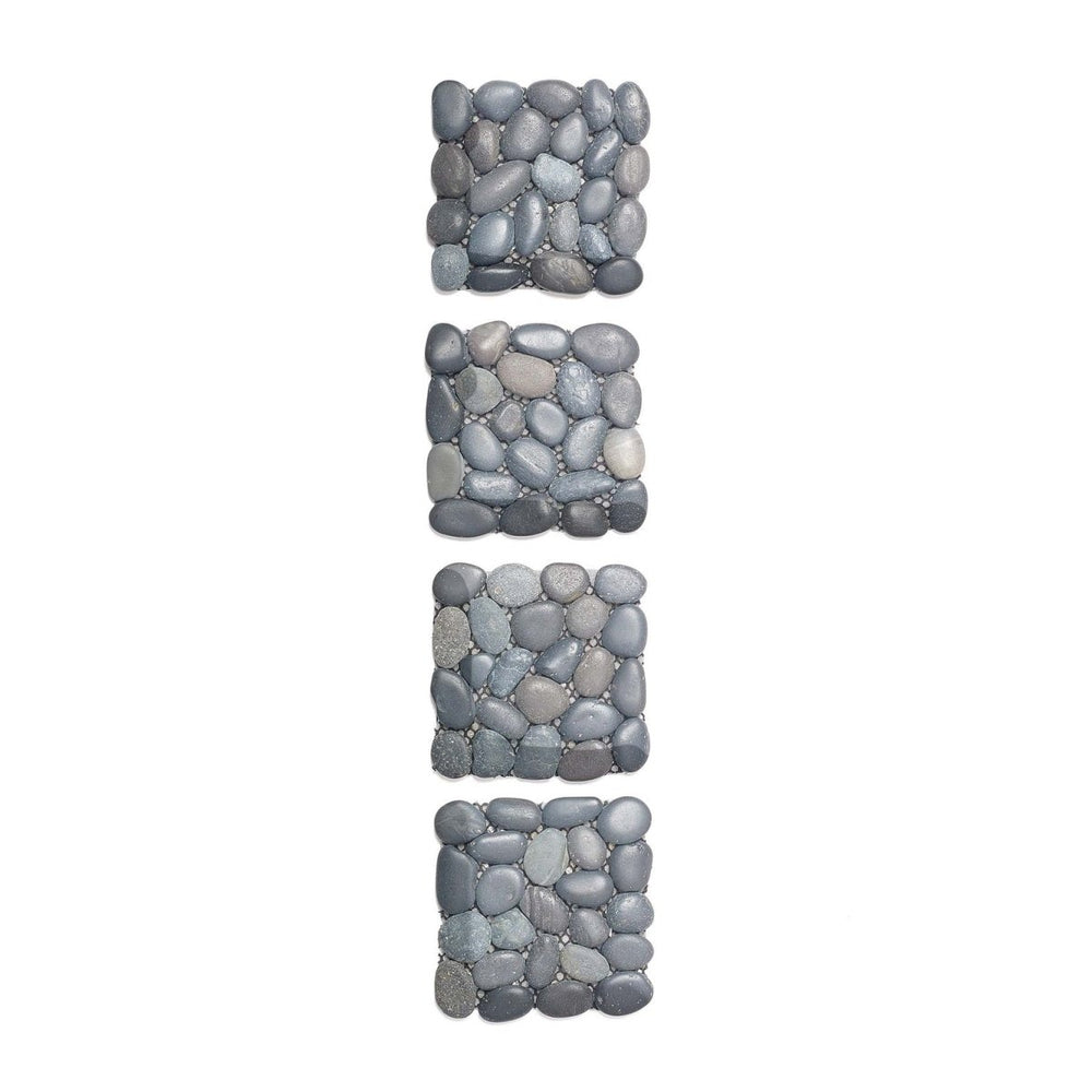 texxture Beachstone River Rock Coasters, Set Of 4 - lily & onyx