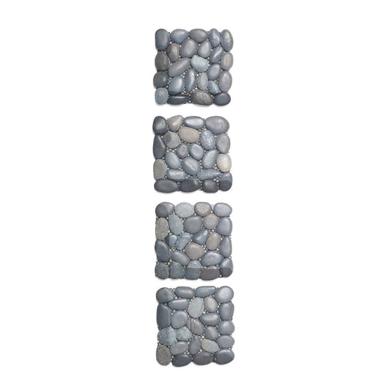Load image into Gallery viewer, texxture Beachstone River Rock Coasters, Set Of 4 - lily &amp;amp; onyx
