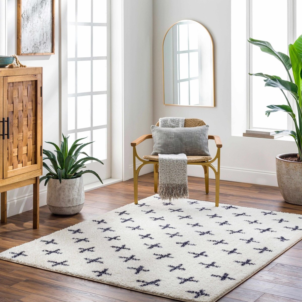 Hauteloom Bede Washable Area Rug - lily & onyx