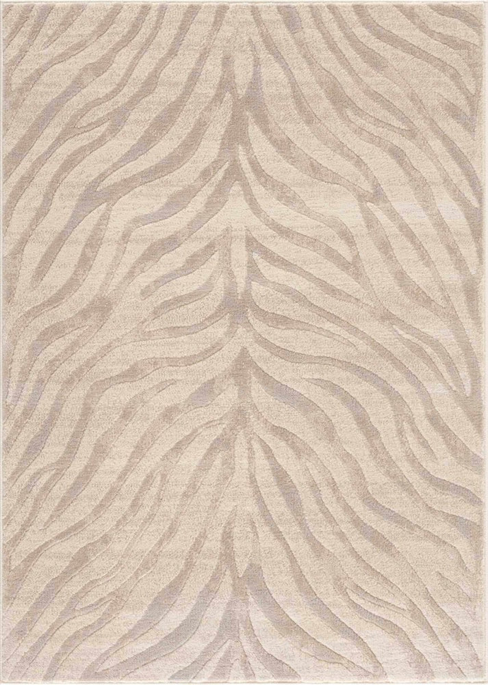 
                      
                        Hauteloom Beige Manteca Zebra Print Area Rug - lily & onyx
                      
                    